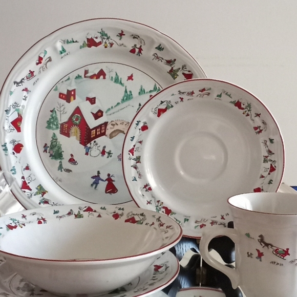 5 Piece Winter Dish Set - Box 4 of 4 - Picture 1 of 9